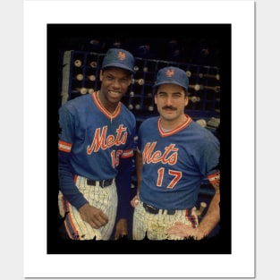 Dwight Gooden and Keith Hernandez in New York Mets Team Posters and Art